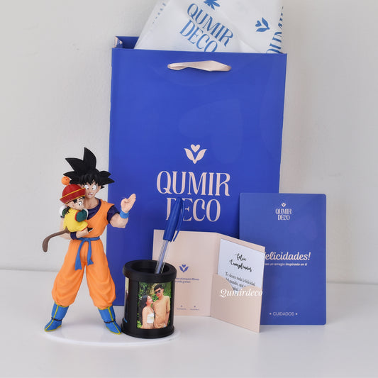 goku con gohan portalapicero