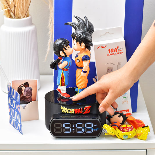 ALARMA GOKU Y MILK ENAMORADOS