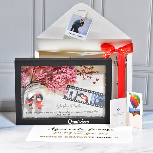 cuadro inlove encajonado 3d