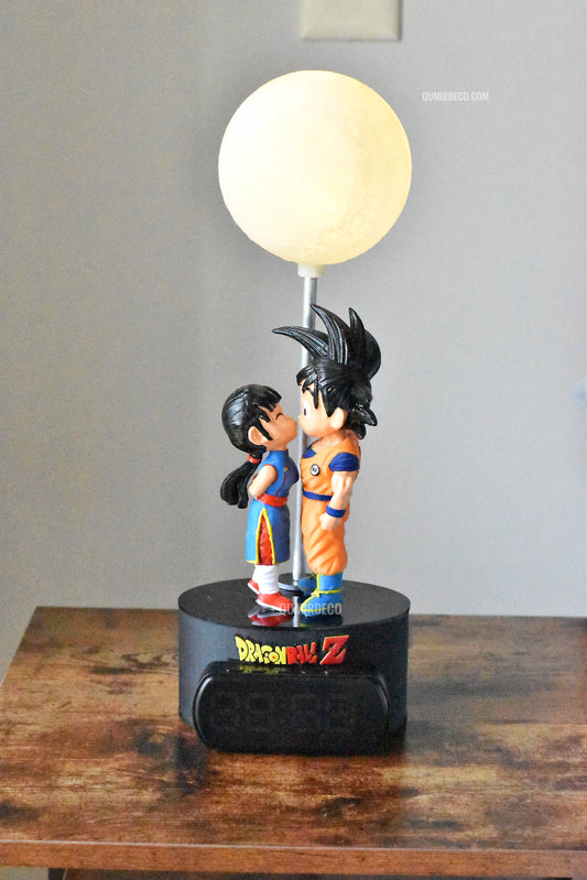 LAMPARA CON ALARMA GOKU Y MILK
